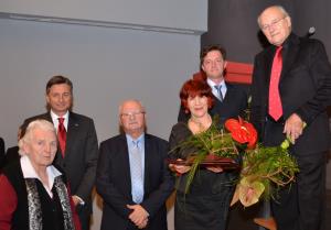 OMT praznik 2016 - prejemniki priznanj z zupanom in predsednikom